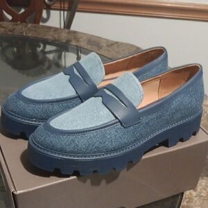 Women's Blue Loafers